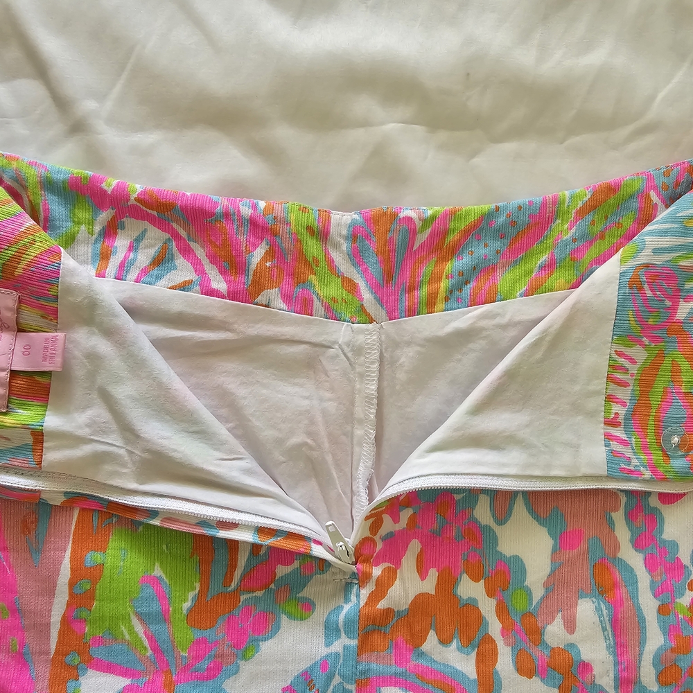 Colorful Abstract Patterned Skirt